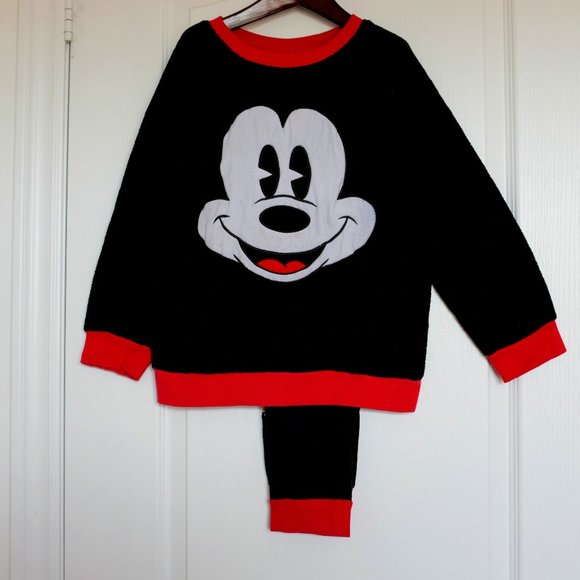 COPY - COPY - COPY - Black and Red Mickey mouse fleece sweatshirt and matching … - Picture 1 of 7